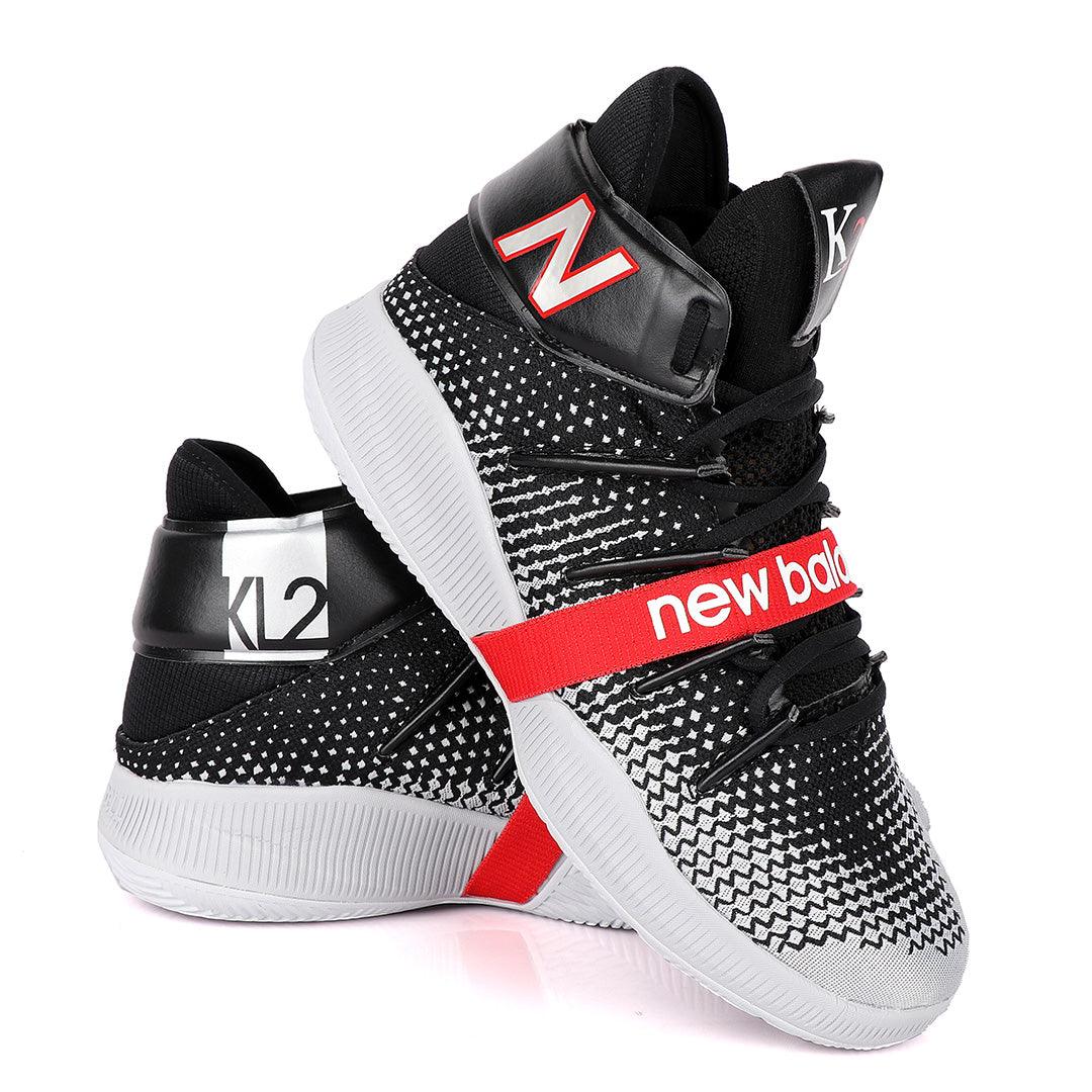NB Omn1 Playoffs Nba Men Basketball Grey and Black Sneakers - Obeezi