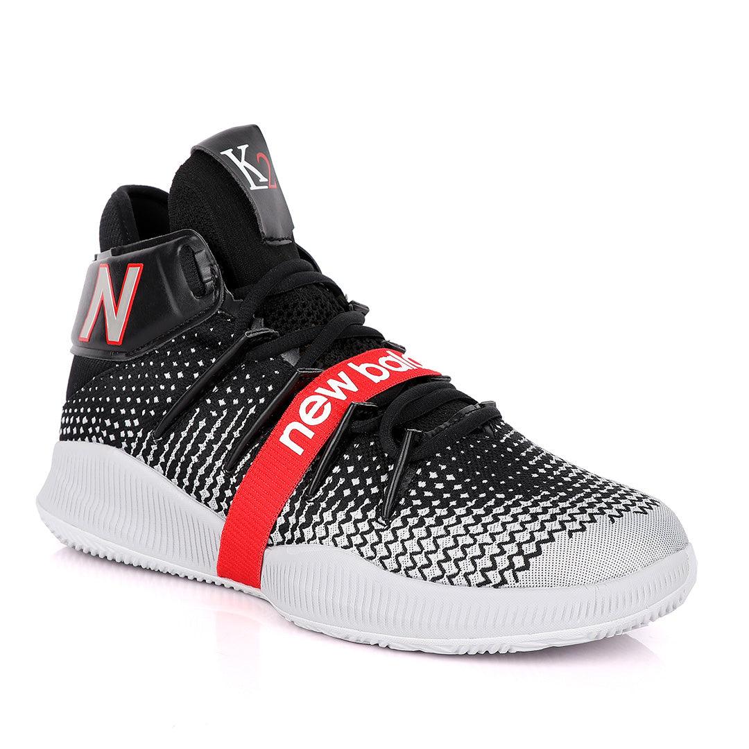 NB Omn1 Playoffs Nba Men Basketball Grey and Black Sneakers - Obeezi