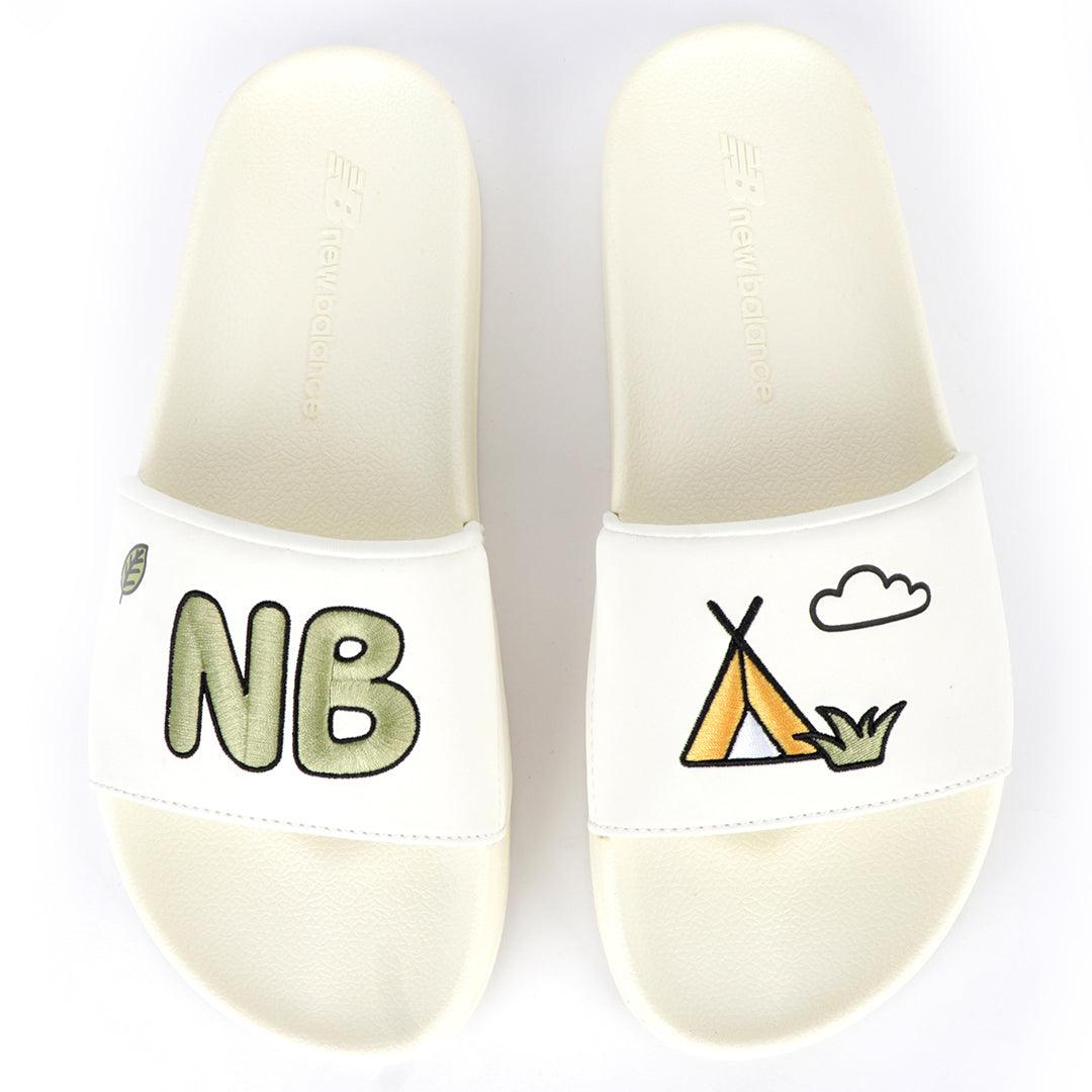 NB Pro Men's Slip On Slide Monograph Designed - Obeezi.com
