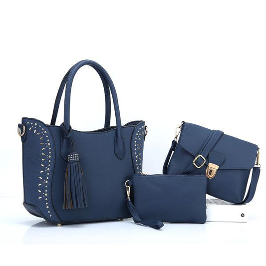 New Classical Lady handbag Set Navyblue - Obeezi.com