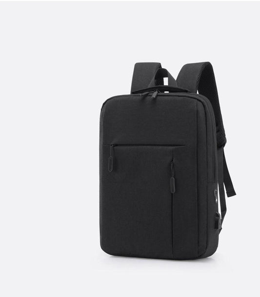 New Dimension Anti-theft Smart Laptop Backpack with USB Port - Black - Obeezi.com
