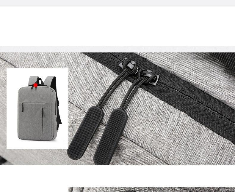 New Dimension Anti-theft Smart Laptop Backpack with USB Port - Black - Obeezi.com