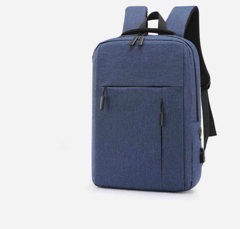 New Dimension Anti-theft Smart Laptop Backpack with USB Port - Blue - Obeezi.com