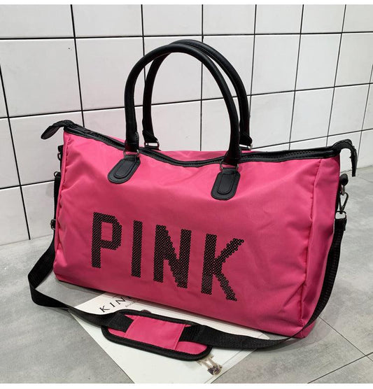 New Fashion High Quality Travel Bag- Pink - Obeezi.com