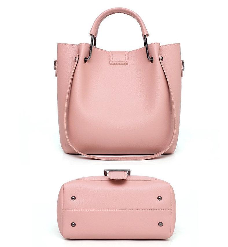 Newest Elegant Style Sets Lady Handbag With Fringes Pink - Obeezi.com