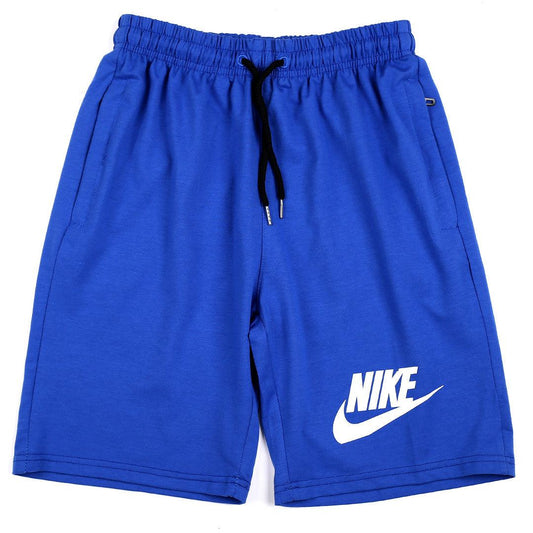 Nik Organic Cotton Blend Drawstrings Short - Blue - Obeezi.com