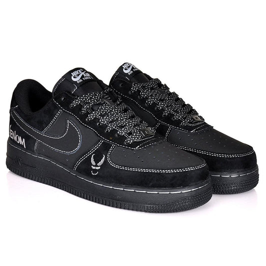 NK 1 Low N7 LV8 Utility Venom Suede Patterned Sneakers - Black - Obeezi.com