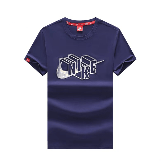 Nk Brandmark Double Side Graphic Designer Logo-Navy Blue - Obeezi.com