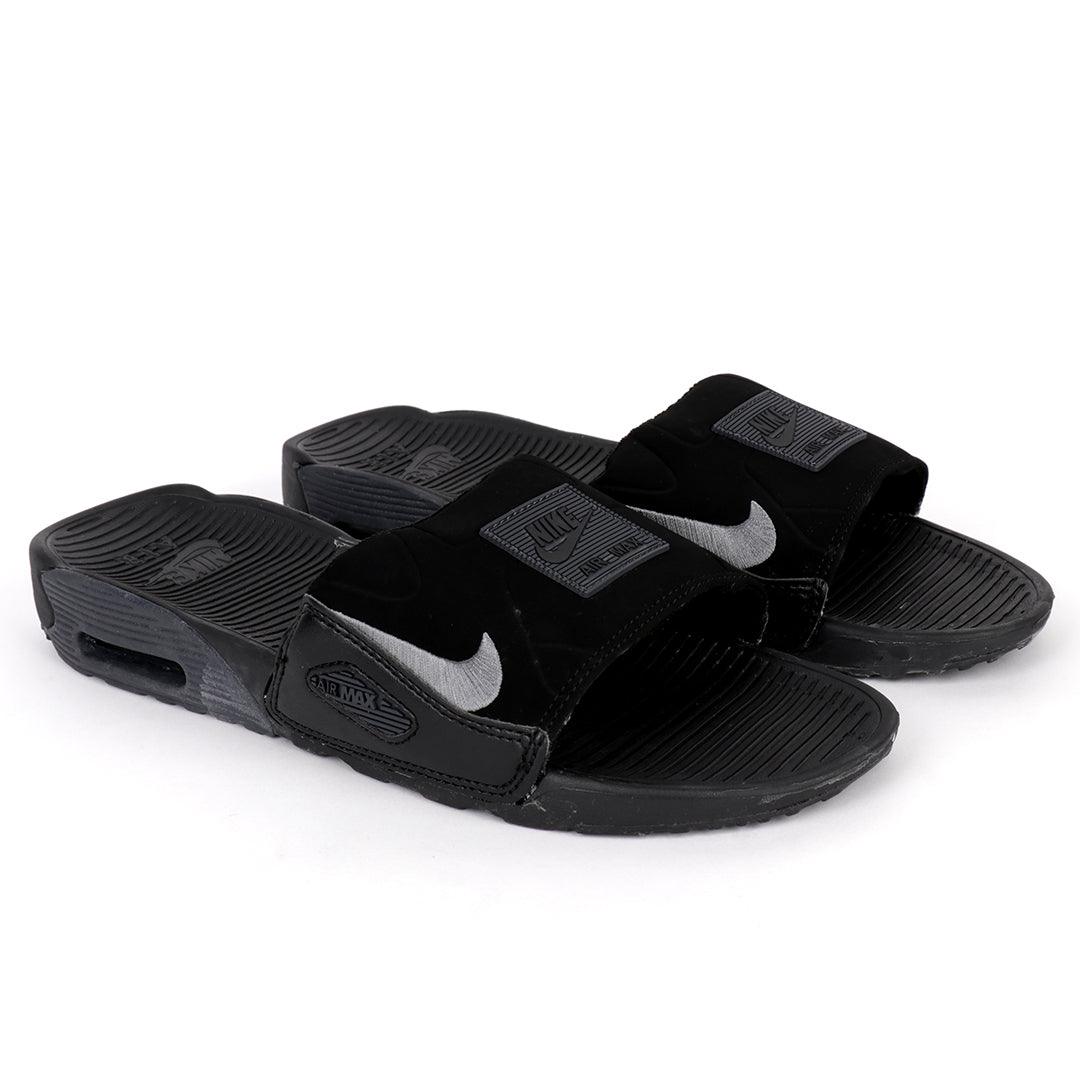 NK Camden All Black Design Sneaker Sole Slides - Obeezi.com