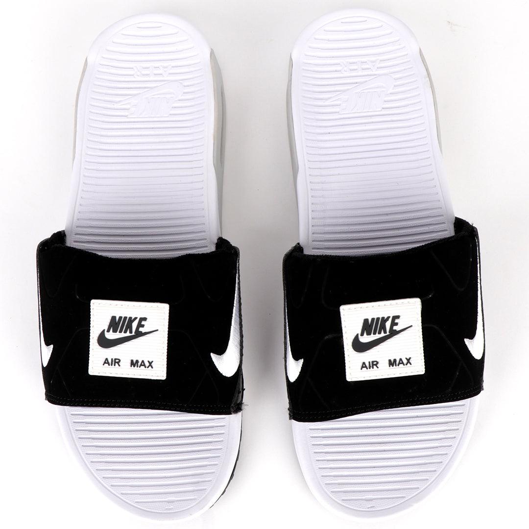 NK Camden Black And White Design Sneaker Sole Slides - Obeezi.com