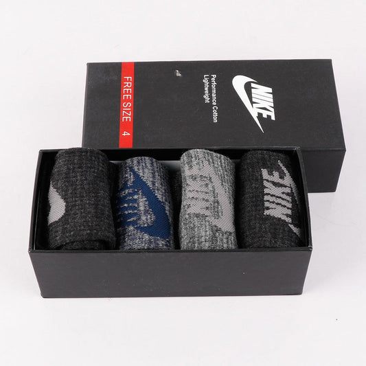 NK Classic 4 in 1 Black Grey Blue Ash Socks - Obeezi.com
