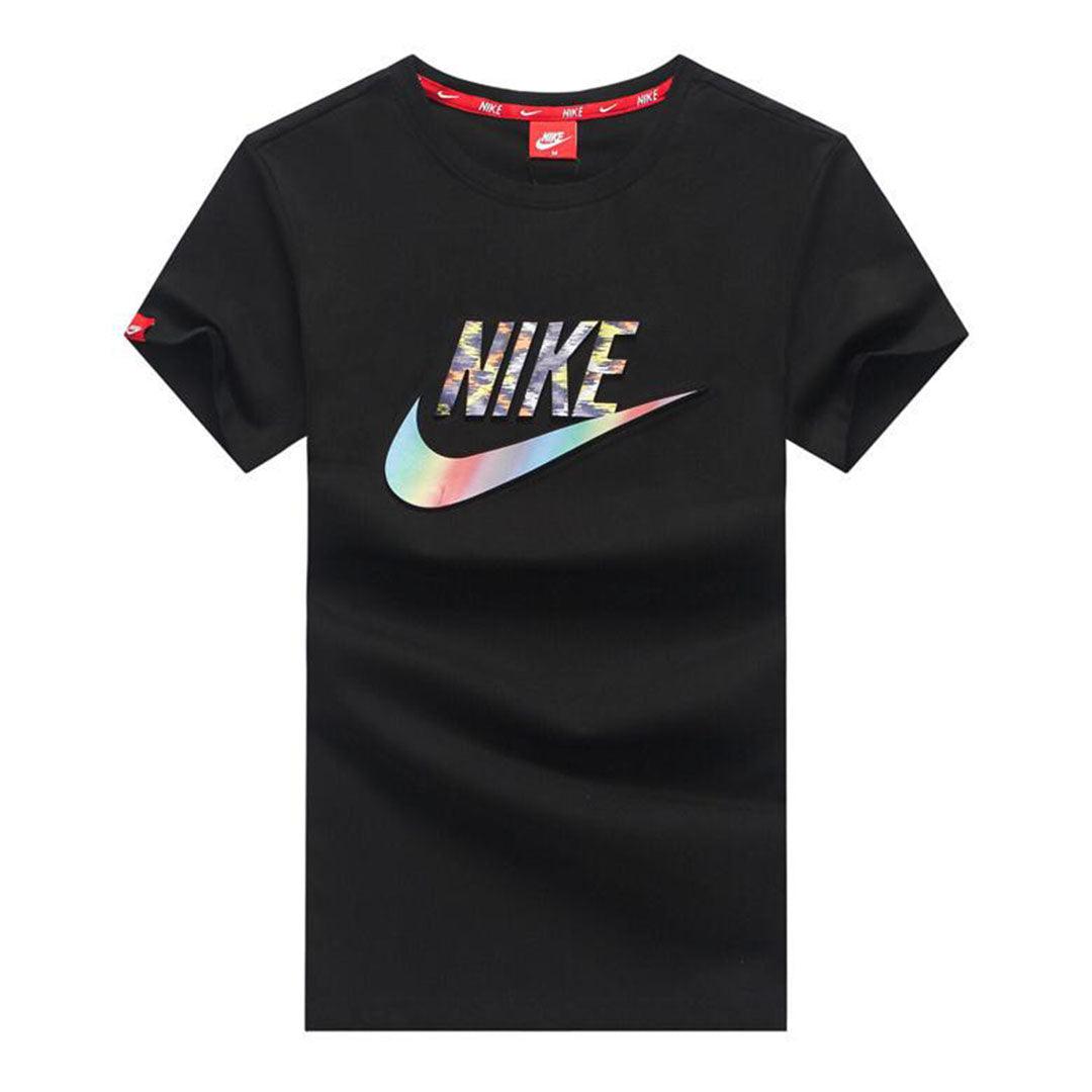 NK Classic Fit Cotton Black T-shirt - Obeezi