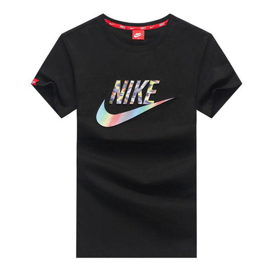 NK Classic Fit Cotton Black T-shirt - Obeezi