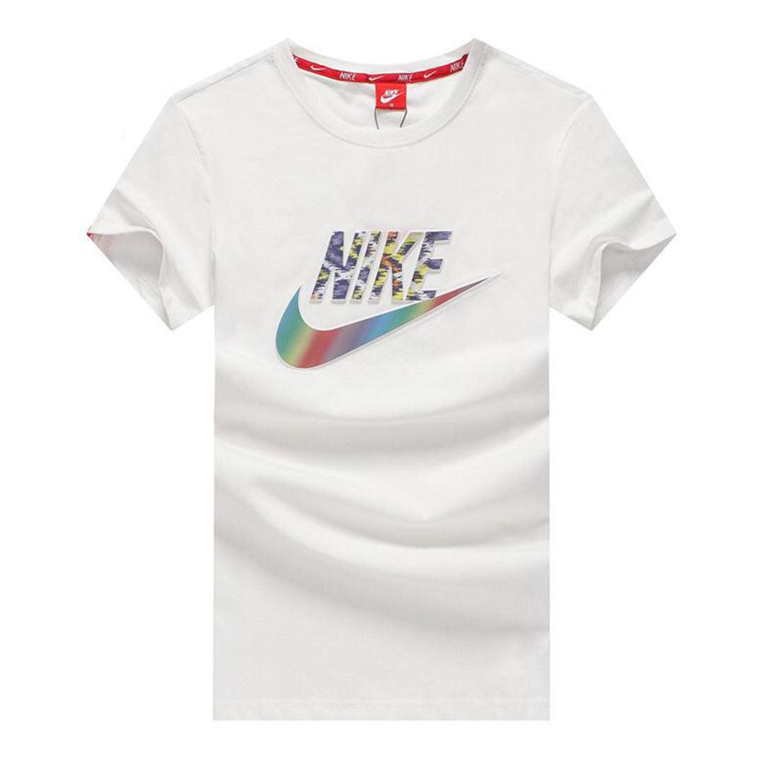 NK Classic Fit Cotton White T-shirt - Obeezi