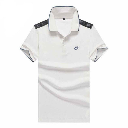 Nk Custom Plain T-shirt Side Logo-white - Obeezi