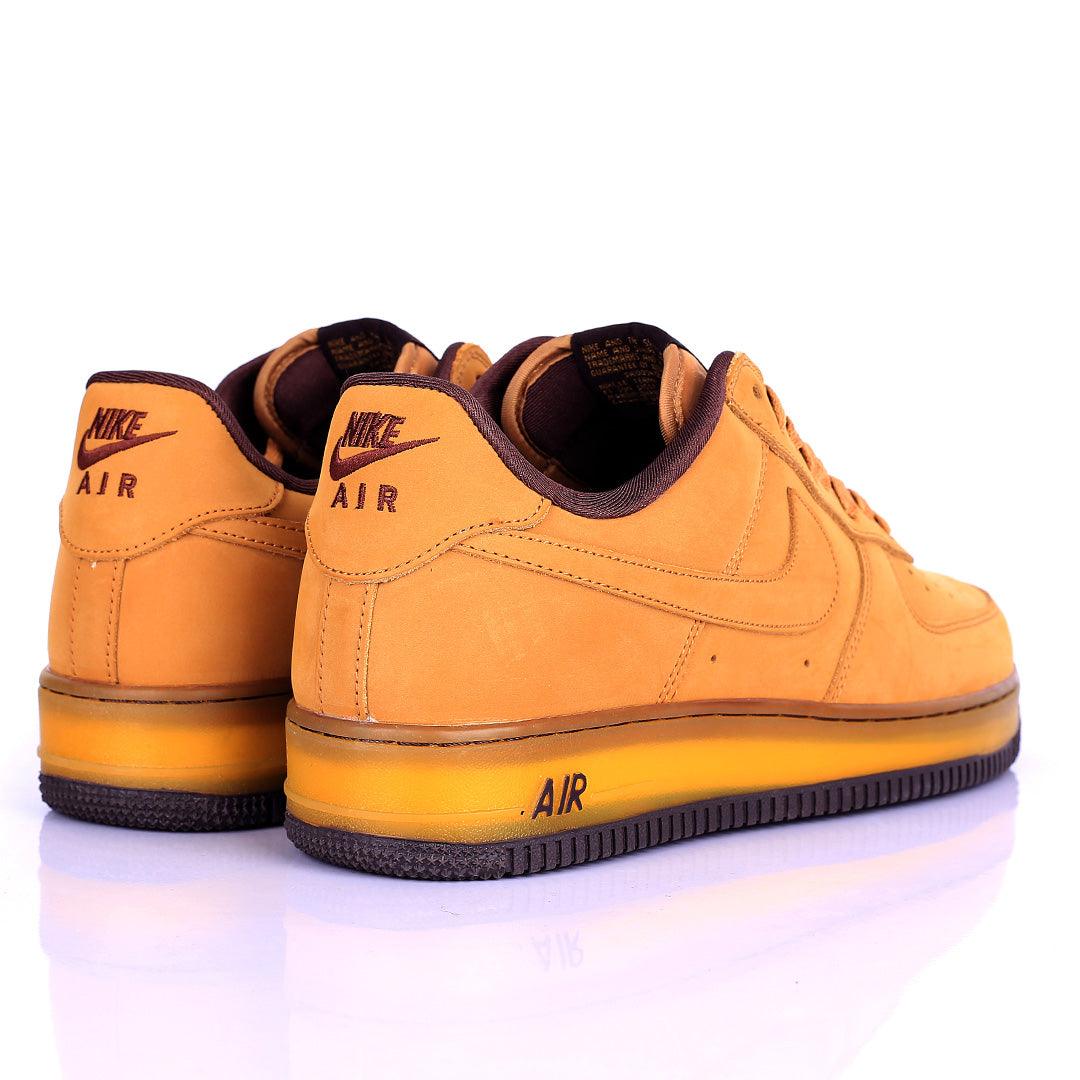 NK Dunk High Logo Designed Brown Sneakers - Obeezi.com