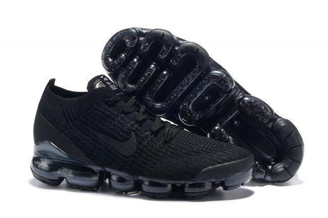 NK Flyknit 2019 Triple Black Mens Running Sneaker - Obeezi