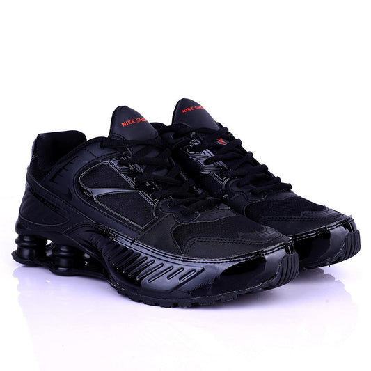 NK Flyknit Black Exquisite Designed Lace up Sneakers - Obeezi.com