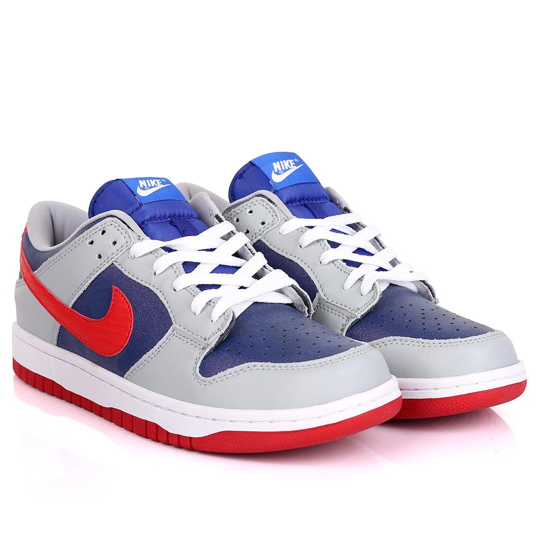 NK Force Dunk Low Multi Color Logo Designed Men's Sneakers - Obeezi.com