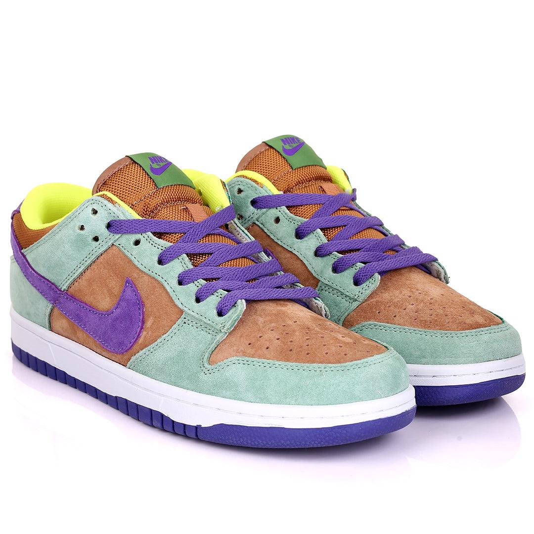 NK Force Dunk Low Sp Multi Colors suede Men's Sneakers - Obeezi.com
