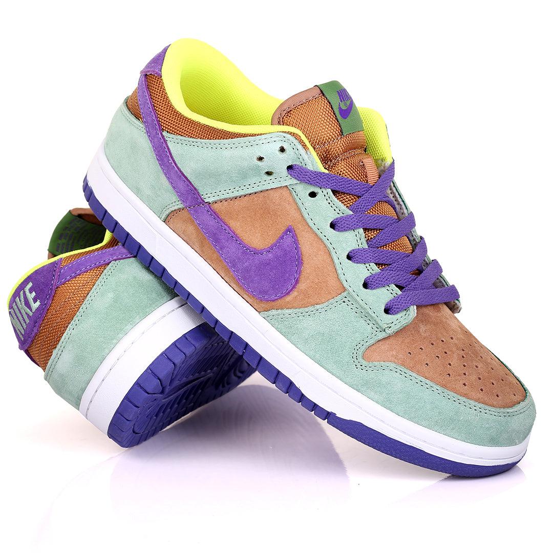 NK Force Dunk Low Sp Multi Colors suede Men's Sneakers - Obeezi.com
