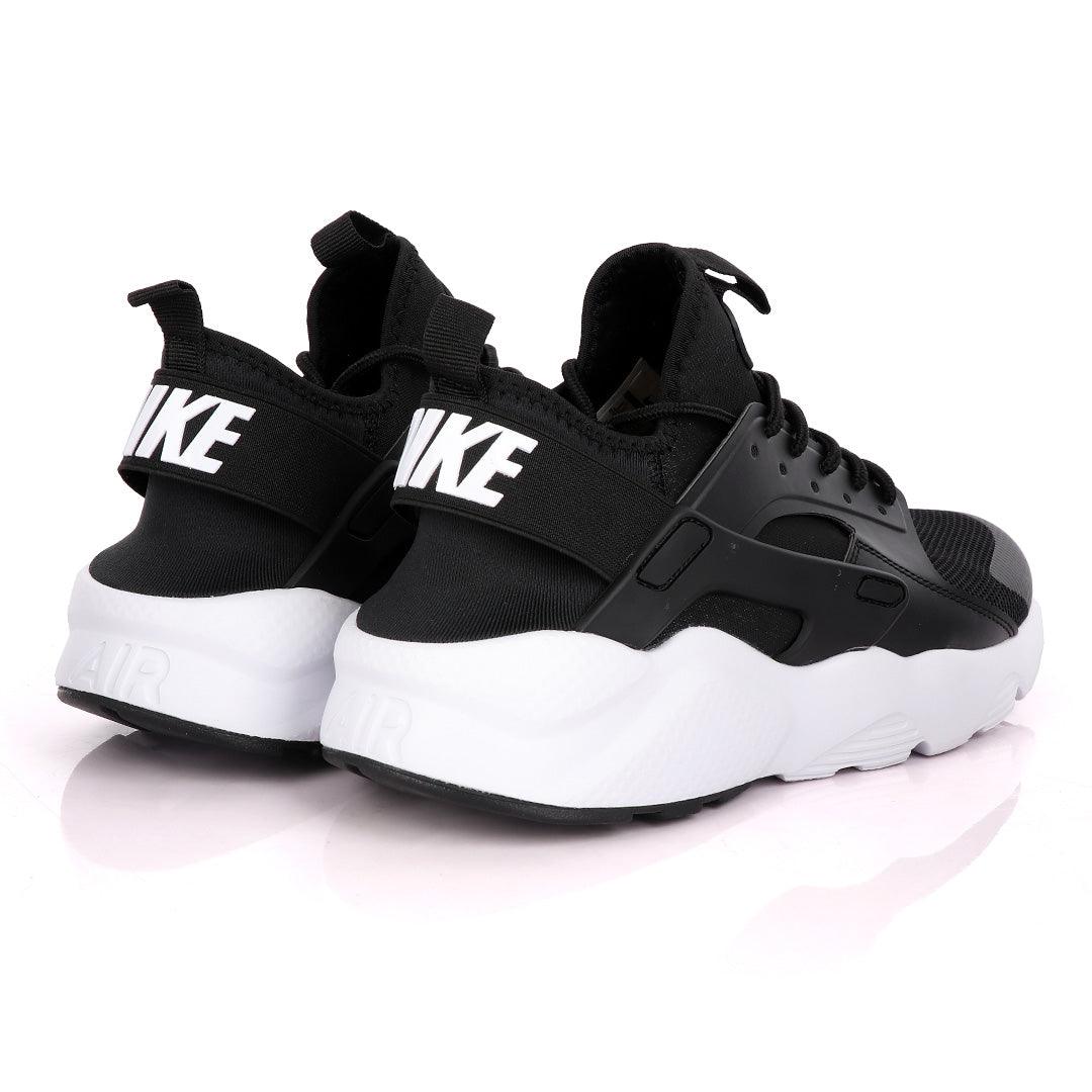 NK Huarache Ultra Black And White Sneakers - Obeezi