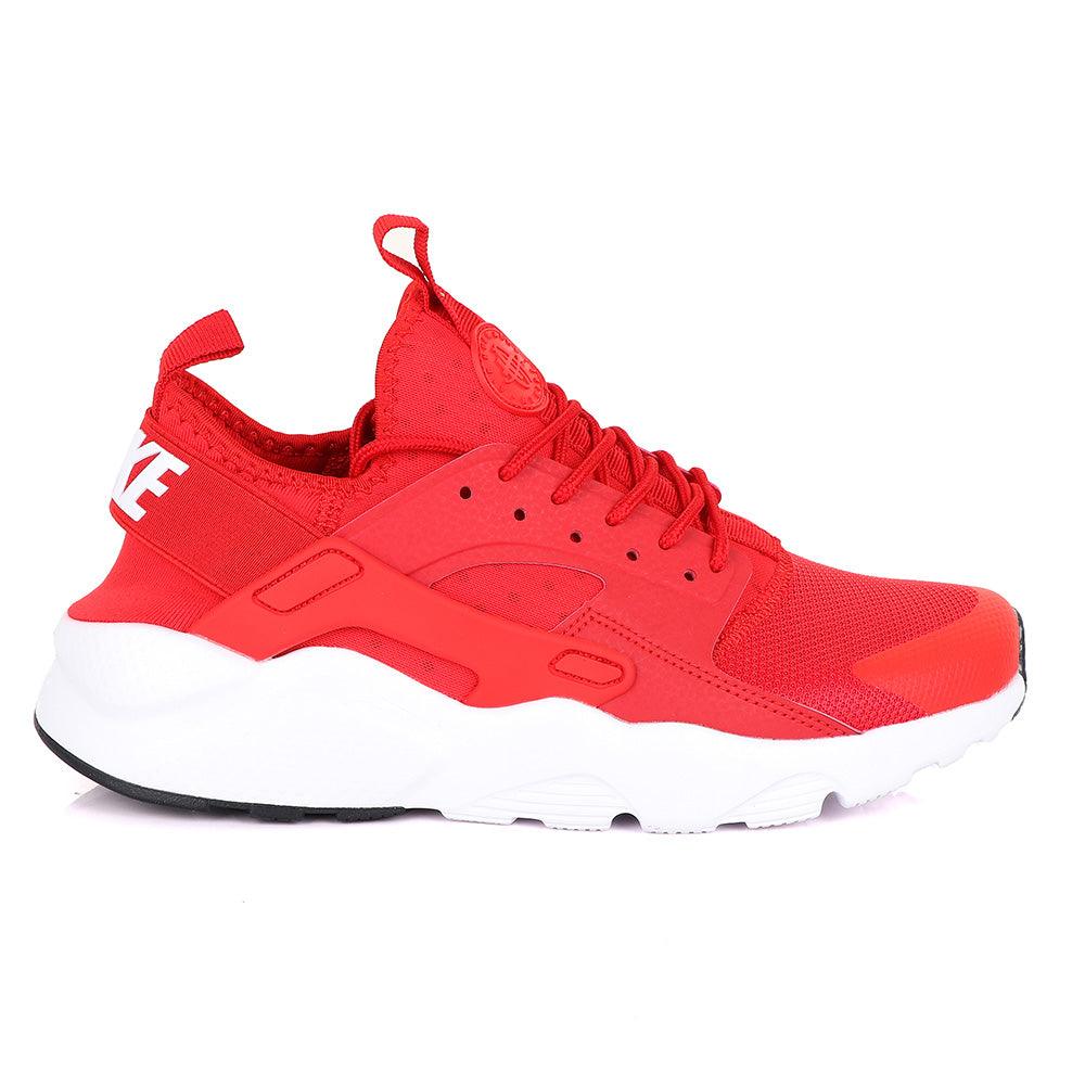 NK Huarache Ultra Red and White Sneaker - Obeezi