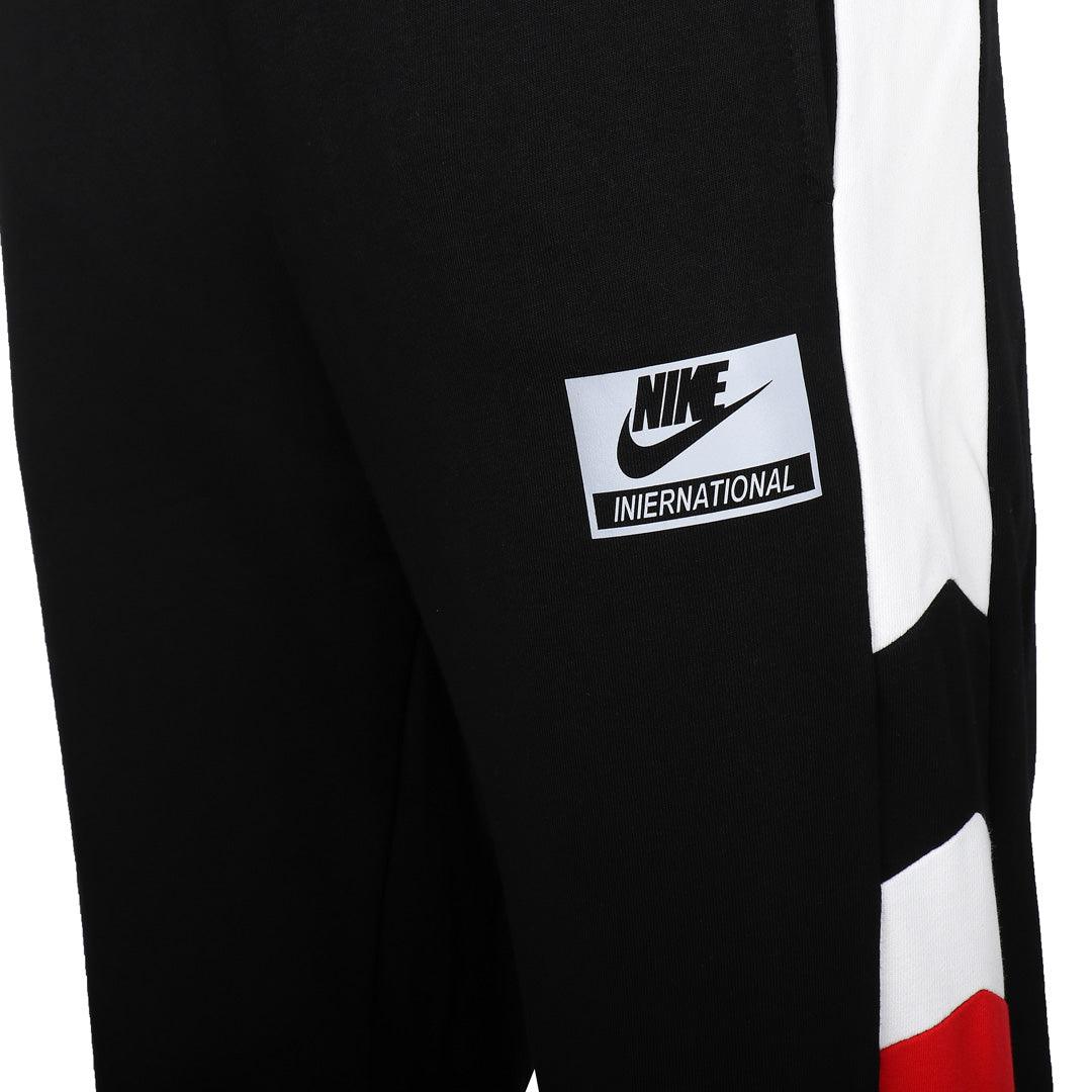 NK International Sportswear Men's Joggers- Black Red - Obeezi