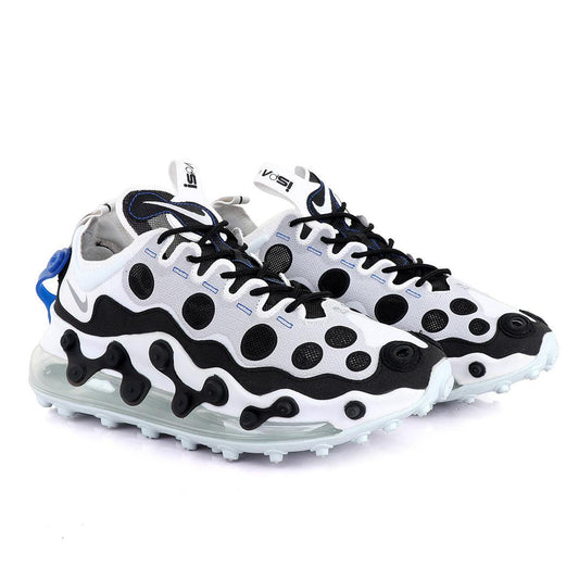 Nk Ispa Airmax 720 Adapt Black Poka Dot White Sneakers - Obeezi
