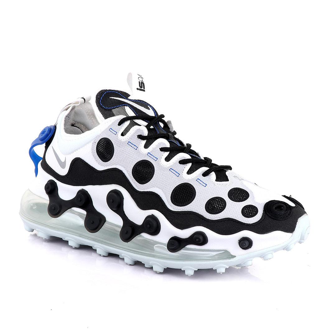 Nk Ispa Airmax 720 Adapt Black Poka Dot White Sneakers - Obeezi