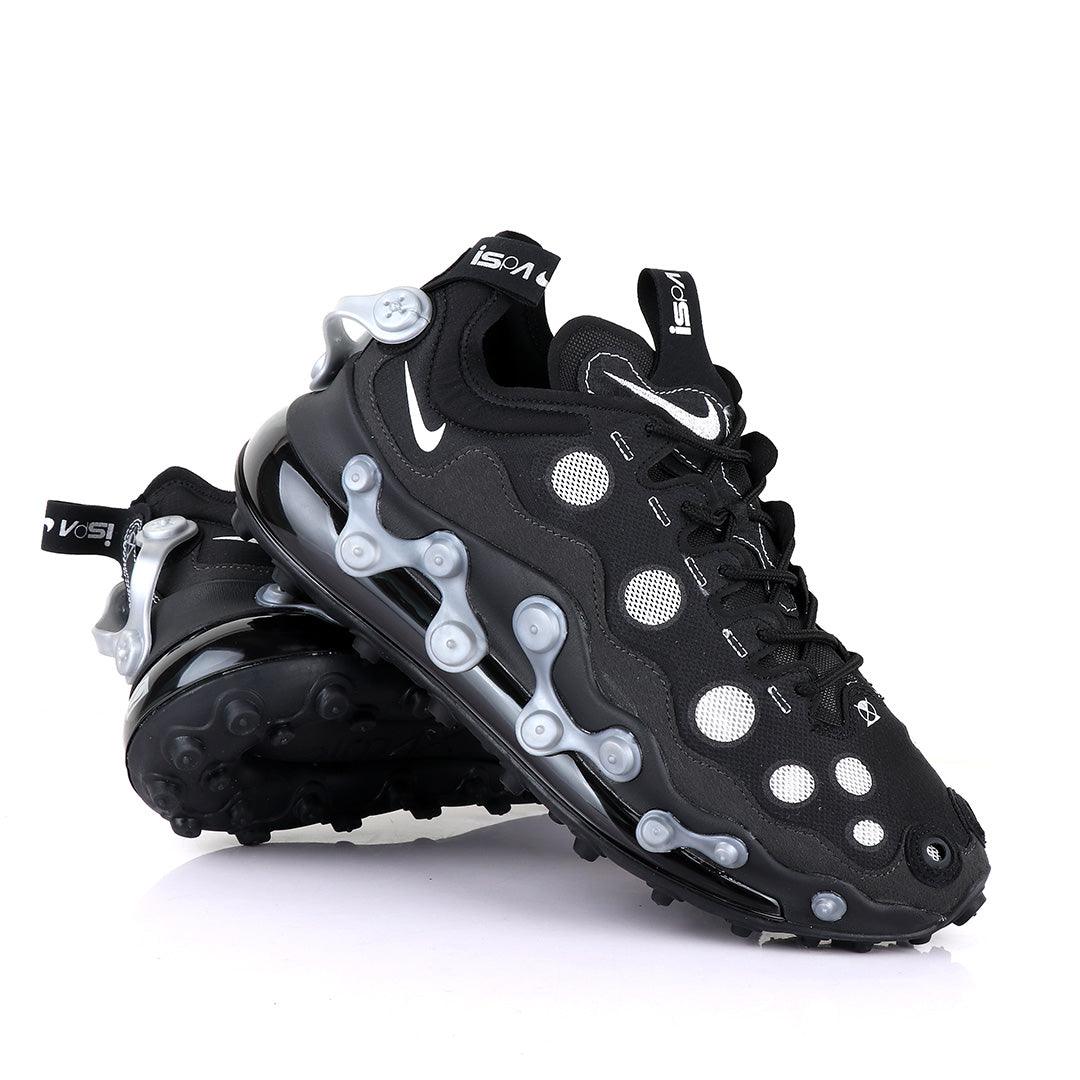 NK ISPA AIRMAX 720 ADAPT White POKA DOT Black SNEAKERS - Obeezi
