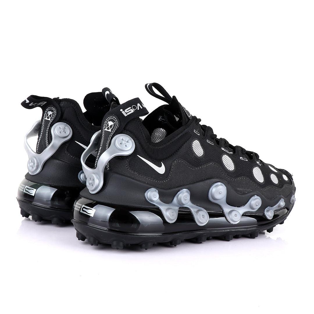 NK ISPA AIRMAX 720 ADAPT White POKA DOT Black SNEAKERS - Obeezi