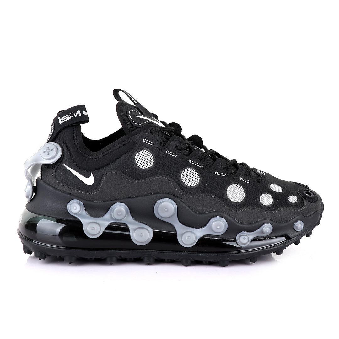 NK ISPA AIRMAX 720 ADAPT White POKA DOT Black SNEAKERS - Obeezi