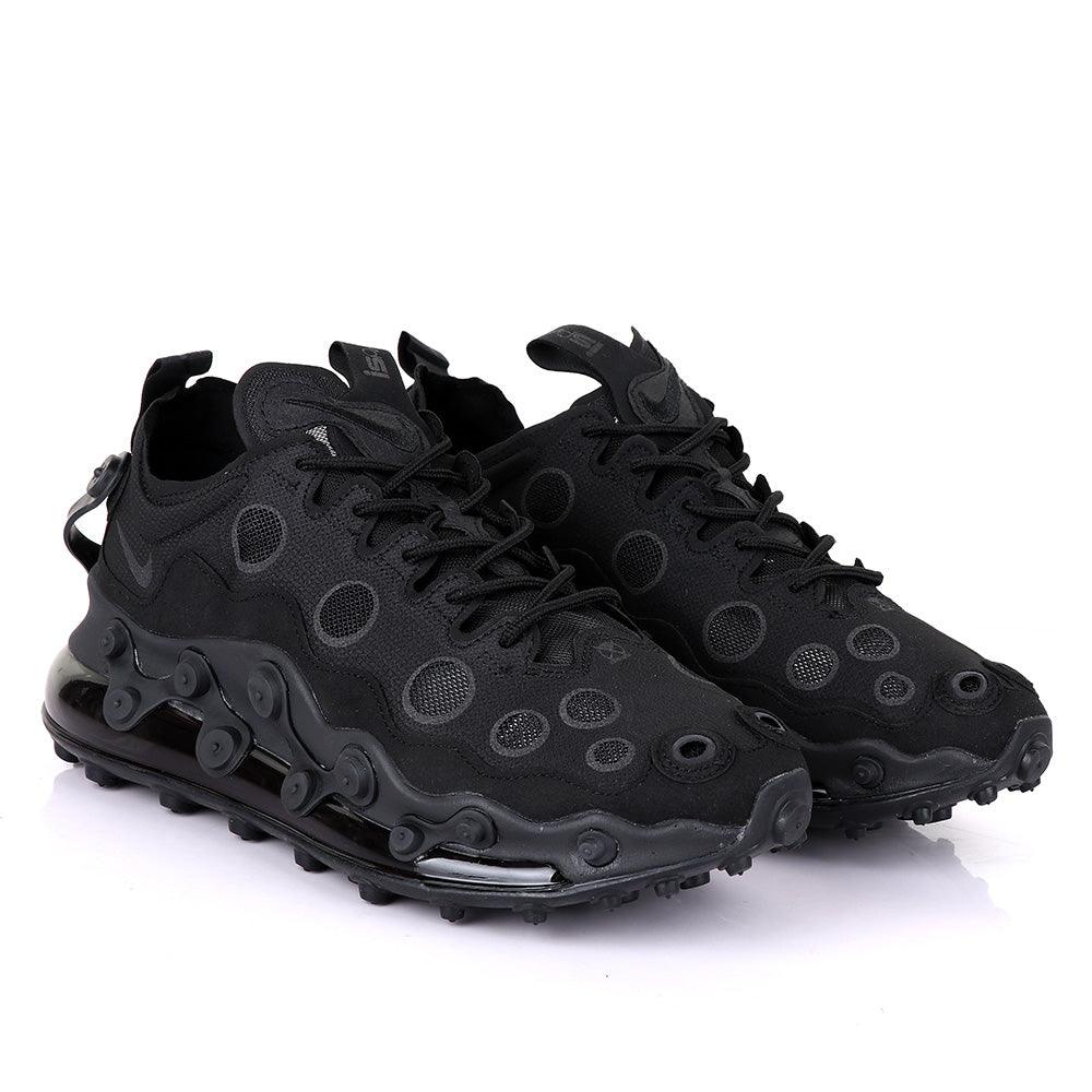 Nk Ispa AM 720 Adapt Black Poka Dot Black Sneakers - Obeezi