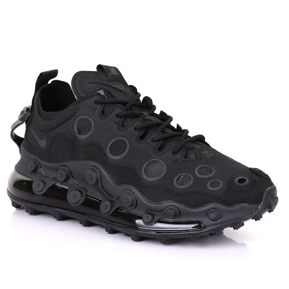 Nk Ispa AM 720 Adapt Black Poka Dot Black Sneakers - Obeezi