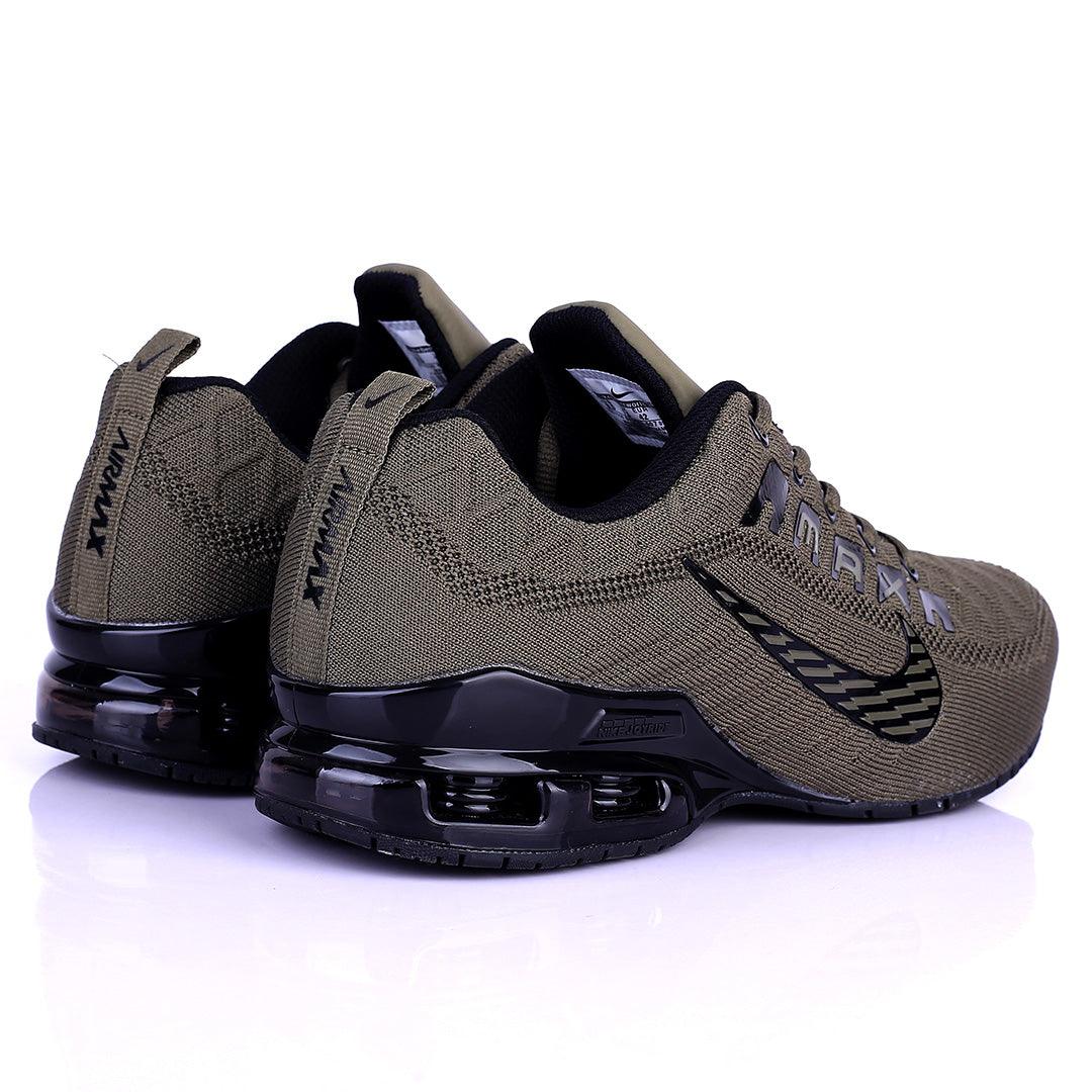 NK Joy Ride Zoom Green Sneaker With Solid Black Sole - Obeezi.com
