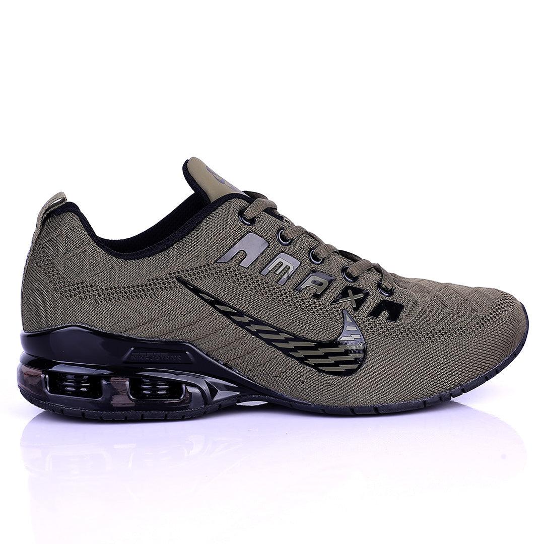 NK Joy Ride Zoom Grey Sneaker With Solid Black Sole - Obeezi.com