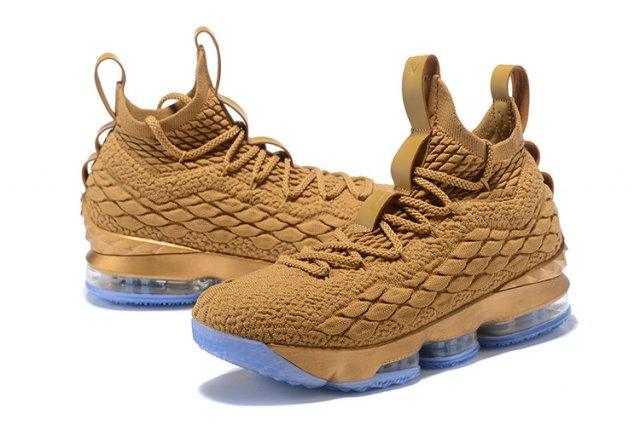 NK Lebron XV 15 EP Bronze Gold James Trainers Men's Basketball Shoes - Obeezi