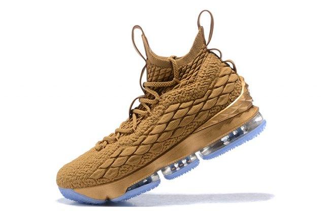 NK Lebron XV 15 EP Bronze Gold James Trainers Men's Basketball Shoes - Obeezi