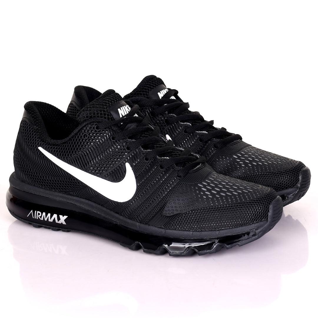 NK MAX 2017 Sneakers-Black White - Obeezi.com