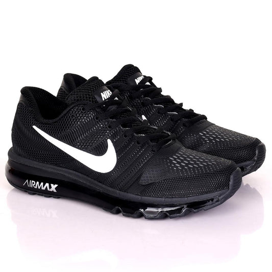 NK MAX 2017 Sneakers-Black White - Obeezi.com