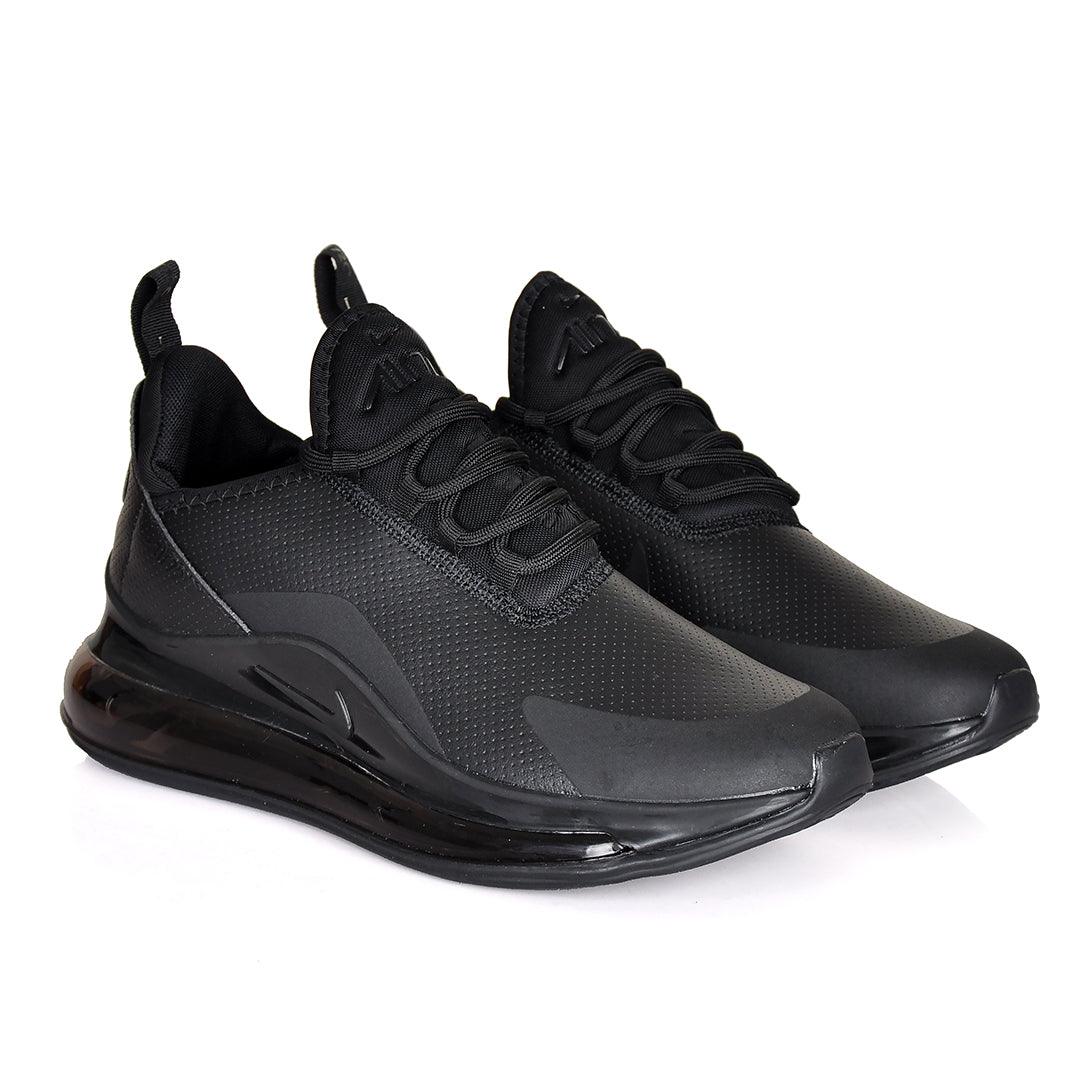 NK Max 720 All Black Breathable Sneakers - Obeezi.com
