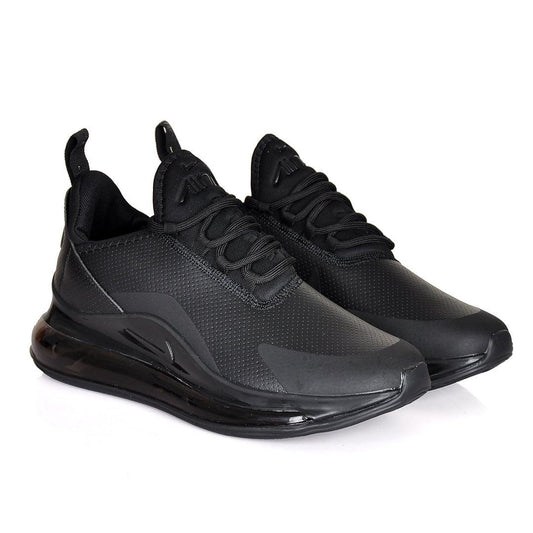 NK Max 720 All Black Breathable Sneakers - Obeezi.com