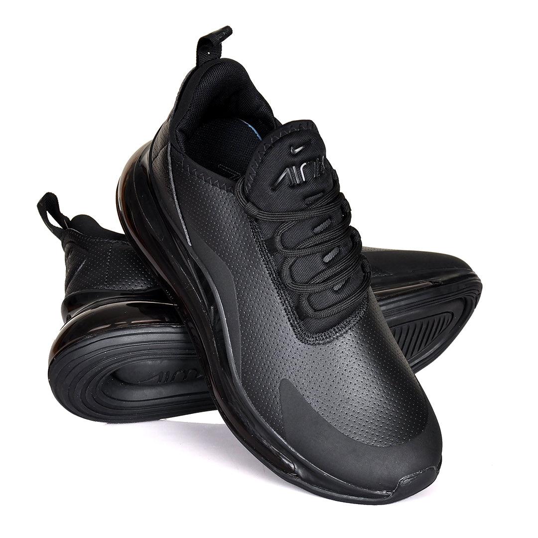 NK Max 720 All Black Breathable Sneakers - Obeezi.com