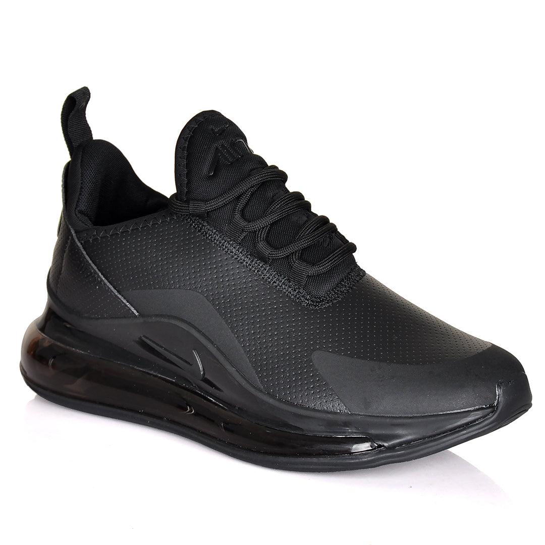 NK Max 720 All Black Breathable Sneakers - Obeezi.com
