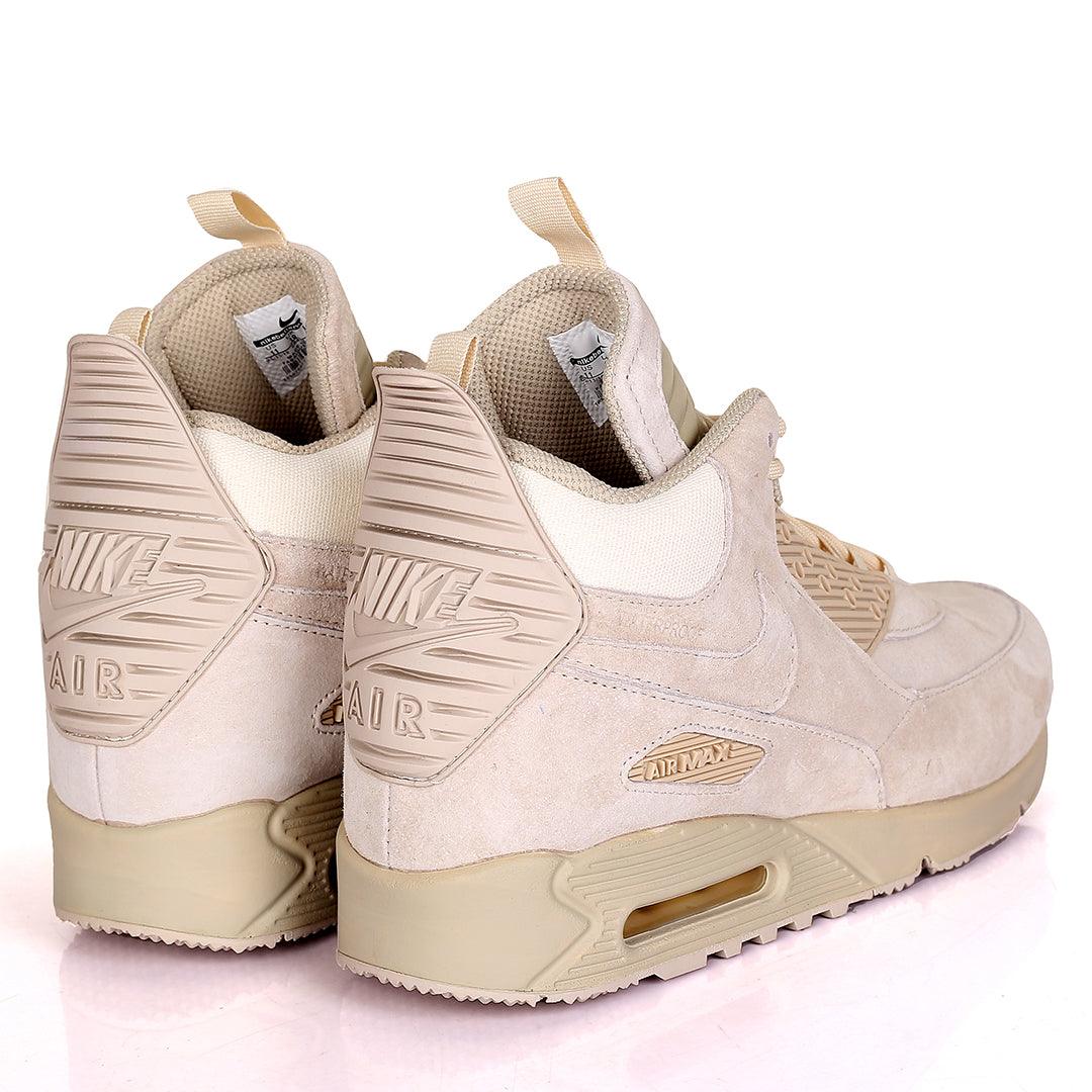 Nk Max 90 Suede Sneakerboot Ice - Beige - Obeezi.com