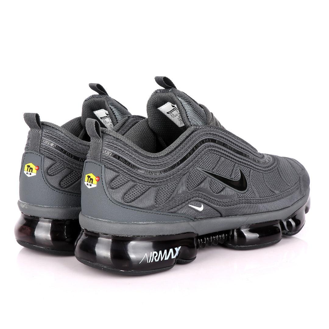 NK Max Grey Sneakers With Tuned Pressure Sole - Obeezi