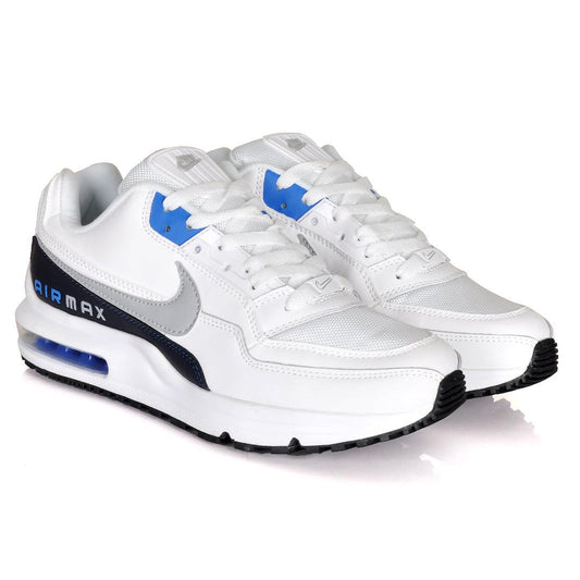 NK Max LTD 3 Side Logo Patterned Sneakers - White - Obeezi.com