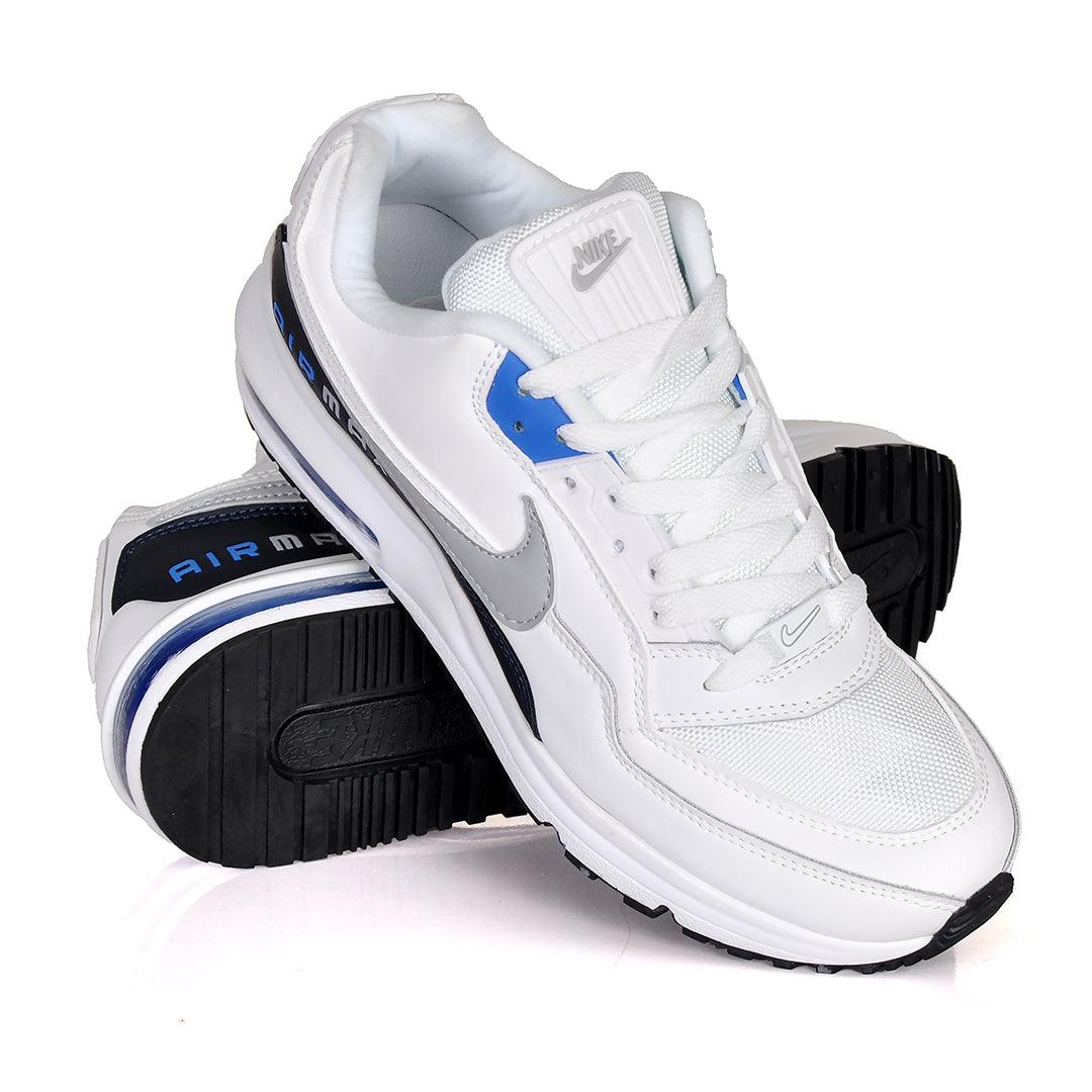 NK Max LTD 3 Side Logo Patterned Sneakers - White - Obeezi.com