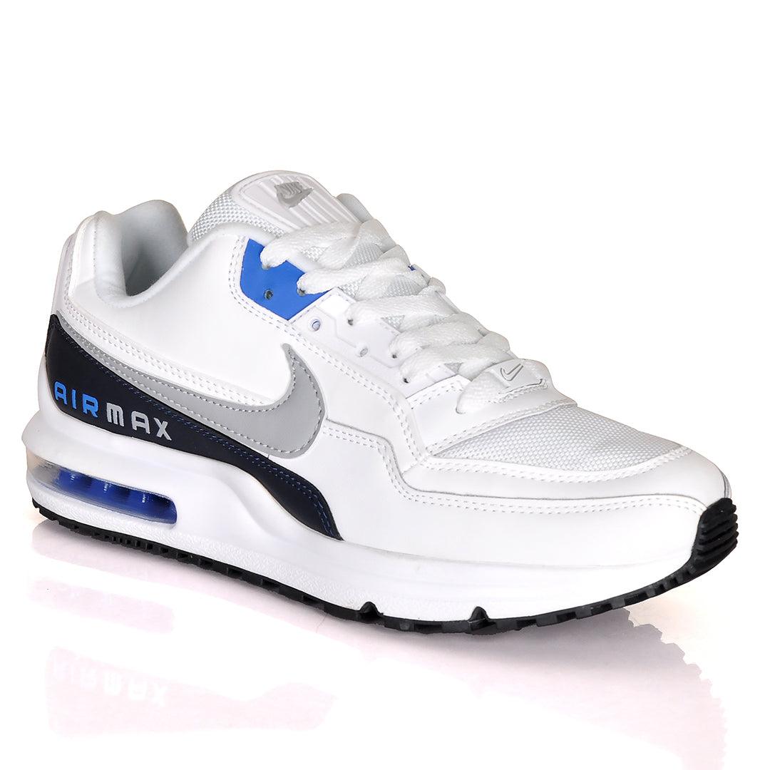 NK Max LTD 3 Side Logo Patterned Sneakers - White - Obeezi.com